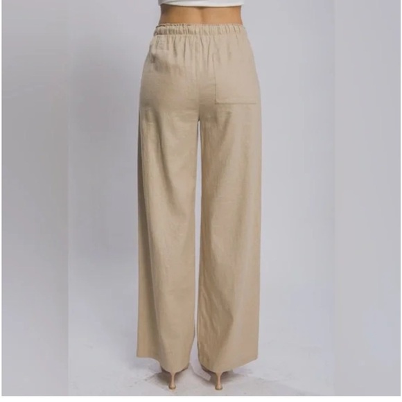 💚💚LOVE TREE GREEN LINEN PANTS-NWOT💚💚 - Picture 4 of 13